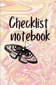 Paperback Checklist Notebook: To Do List Notebook, Daily and Weekly Planning, Productivity Journal Book