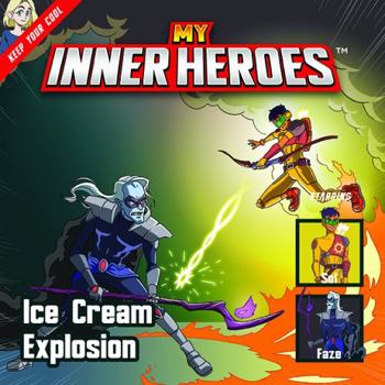 Vinyl Bound My Inner Heroes Guide to Keep You Cool by Ice Cream Explosion for Kids & Parents - Brief and Fun Book Guide, Teaching Mental Health Skills Book