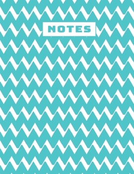 Paperback Zigzag Notebook: (Turquoise) Book