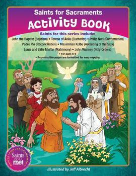 Paperback Saints for Sacraments Activity Book