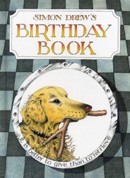 Hardcover Simon Drew's Birthday Book