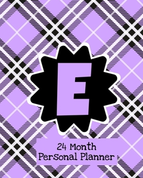 24 Month Personal Planner: Monogrammed Schedule and Organizer