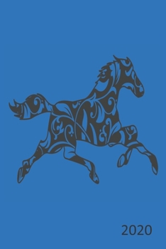 2020: Horse Diary, Planner, Agenda  - Week Per View - Gift for Horse Lover, Equestrian Gift