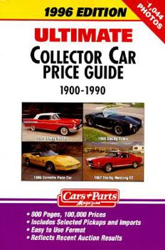Paperback Ultimate Collector Car Price Guide 1898-1990 Book