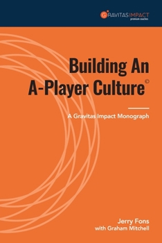 Paperback Building An A-Player Culture Book