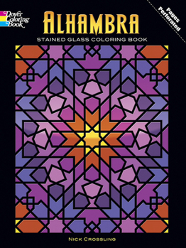 Paperback Alhambra Stained Glass Coloring Book