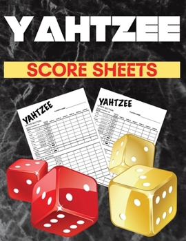 Yahtzee Score Sheets: Amazing Score Pads for Scorekeeping. 100 Large Yahtzee Score Pads Pages, Large Format 8.5 x 11 Yahtzee Score Cards