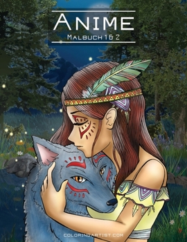 Paperback Anime-Malbuch 1 & 2 [German] Book