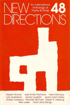 Hardcover New Directions 48: An International Anthology of Poetry & Prose Book