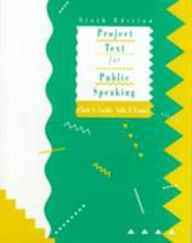 Paperback Project Text for Public Speaking Book