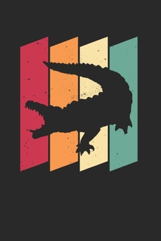 Krokodil Alligator Notizbuch: Krokodil Alligator Notizbuch f�r Liebhaber / Notizheft / Notizblock A5 (6x9in) Dotted Notebook / Punkteraster / 120 gepunktete Seiten