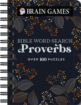 Spiral-bound Brain Games - To Go - Bible Word Search: Proverbs Book