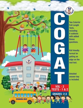 Paperback COGAT - VOL 2 -TESTS - 3 and 4 Book