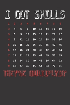 Notebook: Math Multiplacation Table Gift Math Lover Dot Grid 6x9 120 Pages