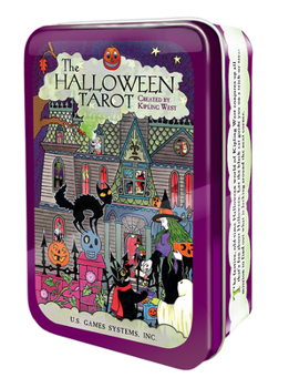 Cards The Halloween Tarot in a Tin [With Instruction Booklet] Book