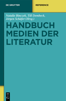 Hardcover Handbuch Medien der Literatur [German] Book