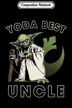 Paperback Composition Notebook: Yoda Best Uncle Rebel Logo Premium Journal/Notebook Blank Lined Ruled 6x9 100 Pages Book