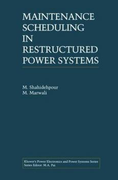 Paperback Maintenance Scheduling in Restructured Power Systems Book