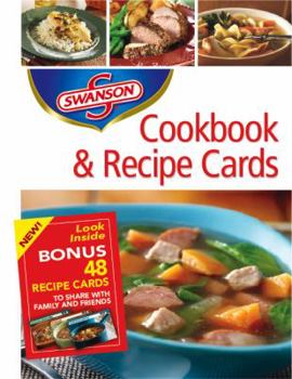 Spiral-bound Swanson Cookbook and Recipe Cards Book