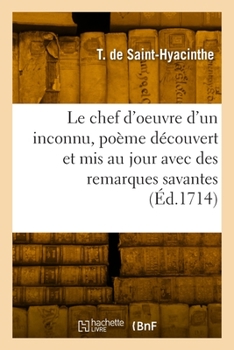 Paperback Le chef d'oeuvre d'un inconnu [French] Book