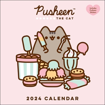 Calendar Pusheen 2024 Wall Calendar Book