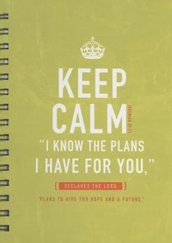 Spiral-bound Keep Calm Journal: Green Book