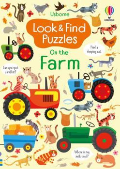 Paperback Look and Find Puzzles On the Farm Book