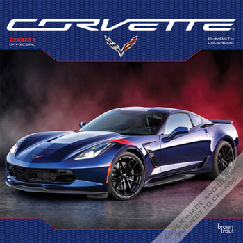 Calendar Corvette 2021 Square Book