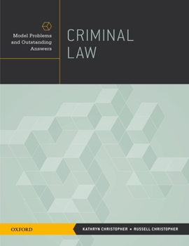 Paperback Criminal Law Book