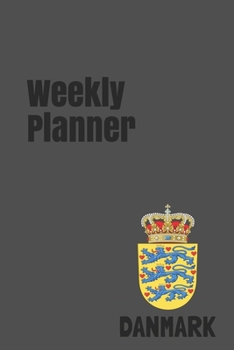Weekly Planner: Denmark calendar organizer agenda for 2020 (Europe)