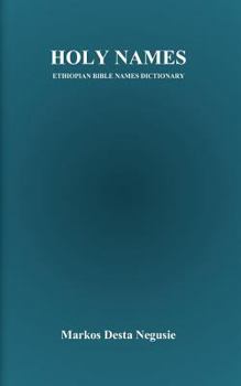 Paperback Ethiopian Bible Names Dictionary Book