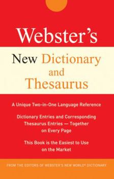 Paperback Webster's New Dictionary and Thesaurus (Custom) Book