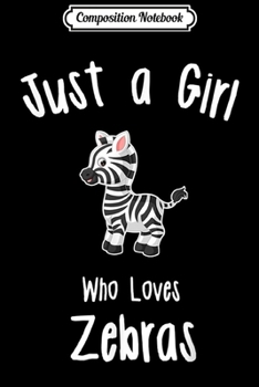 Composition Notebook: Zebra Gift for Girls Journal/Notebook Blank Lined Ruled 6x9 100 Pages