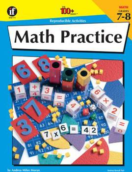 Paperback Math Practice, Grades 7 - 8 Book