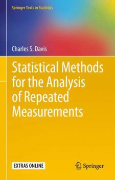 Hardcover Statistical Methods for the Analysis of Repeated Measurements Book