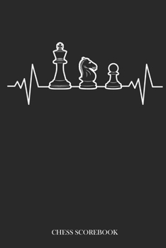 Paperback Chess Scorebook: Chess Scorebook with 100 Scorecards. Heartbeat. Book