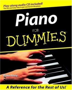 Paperback Piano for Dummies [With Play-Along] Book
