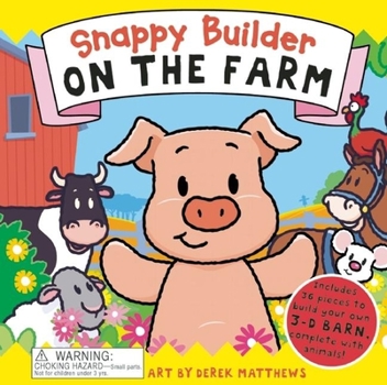 Hardcover Snappy Builder: On the Farm Book