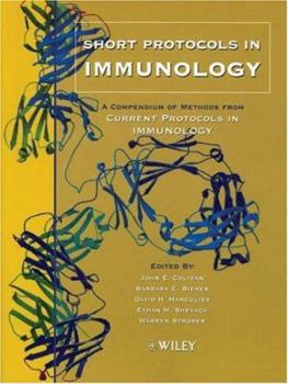Paperback Short Protocols In Immunology: A Compendium of Methods from Current Protocols Immunology Book