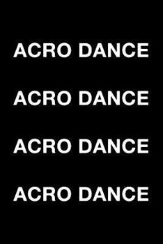 Paperback Acro Dance Acro Dance Book