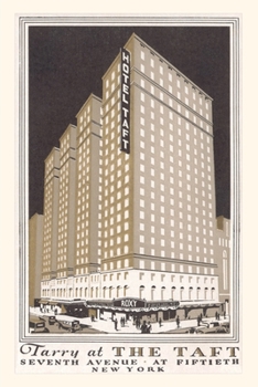 Paperback Vintage Journal Hotel Taft, Manhattan Book