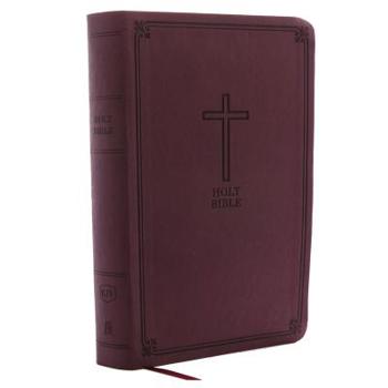 Imitation Leather KJV, Reference Bible, Personal Size Giant Print, Imitation Leather, Burgundy, Red Letter Edition [Large Print] Book