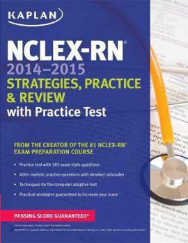 Paperback NCLEX-RN 2014-2015 Strategies, Practice, and Review with Practice Test Book
