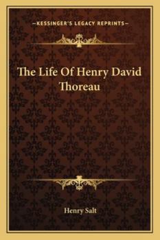 Paperback The Life Of Henry David Thoreau Book