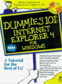 Paperback Dummies 101: Internet Explorer 4 for Windows [With *] Book