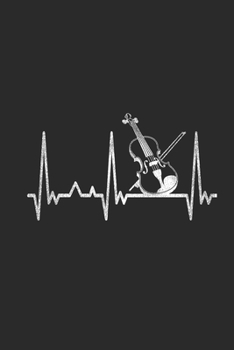 Paperback Violin Heartbeat: Violins Notebook, Blank Lined (6" x 9" - 120 pages) Musical Instruments Themed Notebook for Daily Journal, Diary, and Book