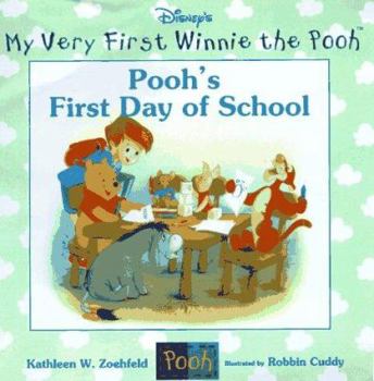 Hardcover Pooh's First Day of School Book