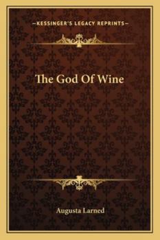 Paperback The God Of Wine Book