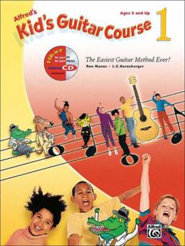 Paperback Alfred's Kid's Guitar Course 1: The Easiest Guitar Method Ever!, Book & Enhanced CD Book