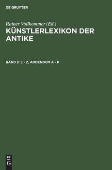 Hardcover L - Z, Addendum A - K [German] Book